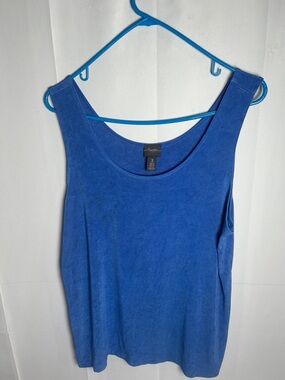 Women’s Blue Tank Top - Classic Scoop Neck